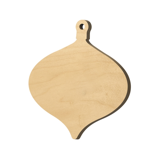 <b><span style="font-size: 20px;">Fancy Round Christmas Ornament Shaped Wood Ornament (Single) </span></b>