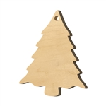 <b><span style="font-size: 20px;">Christmas Tree Shaped Wood Ornament (Single) </span></b>