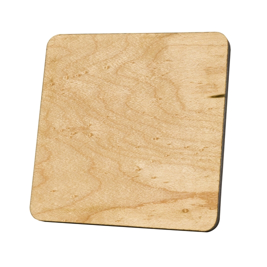 Round Wood Coaster (Case)-100